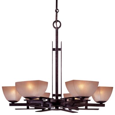 Lineage 6 Light Chandelier by Minka-Lavery - Starlight Lighting USA and Canada